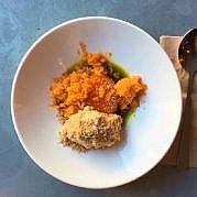 Abbildung 2: Sea Buckthorn, Brown Butter and Pine, Silo Brighton, England. (Foto: Anneli Käsmayr)